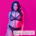 CalExotics Euphoria Chain Halter Collar & Leash Plus Size - skorzany komplet CALEXOTICS