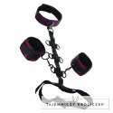 CalExotics Scandal Collar Body Restraint czerwono-czarny komplet z kołnierzem CALEXOTICS