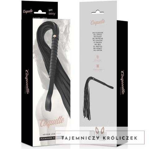 Coquette Chic Desire Fantasy bat z wegańskiej skory 28 cm czarny COQUETTE