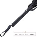Darkness Czarny Bicz Bondage 51 cm - Elegancki Model z Uchwytami DARKNESS