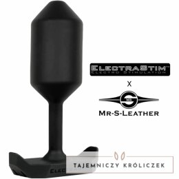 ElectraStim Mr. S Leather wtyczka intymna elektro-silikonowa, 76 mm ELECTRASTIM