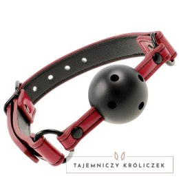 Fetish Submissive Dark Room regulowany pasek z oddychającą kulą FETISH SUBMISSIVE