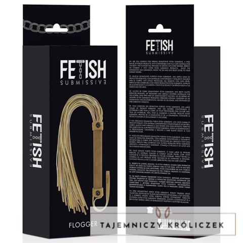 Fetish Submissive Origin pejcz wegański skora 28 cm czarny FETISH SUBMISSIVE