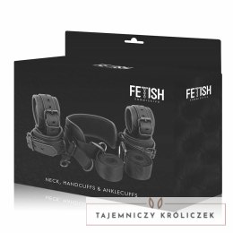 Fetish Submissive Zestaw Pozycyjny 4 Kajdanki Neopren Regulowany FETISH SUBMISSIVE