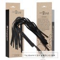 Intense Fetish Flogger Wegański Skorzany Bat z Ergonomicznym Uchwyt INTENSE