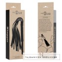 Intense Fetish Flogger Wegański Skorzany Bat z Ergonomicznym Uchwyt INTENSE