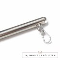 OHMAMA Pasek Fetish Metalowy z 4 Haczykami 63,5 cm OHMAMA