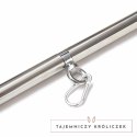 OHMAMA Pasek Fetish Metalowy z 4 Haczykami 63,5 cm OHMAMA
