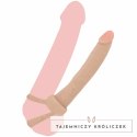 ToyJoy Get Real Double Trouble silikonowy system analny 16 cm beżowy GET REAL
