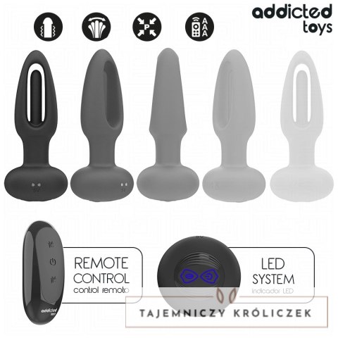 Addicted Toys Model 59739 - Korek z funkcją wibracji i pilotem bezprzewodowym ADDICTED