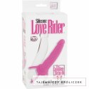 CalExotics Double Penetrator Pink - Model silikonowy z uprzężą, 14 cm CALEXOTICS