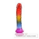 Doc Johnson Crystal Jellies model Arcoiris 24,1 cm z przyssawką Doc Johnson