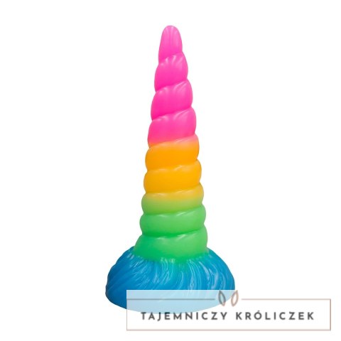 Fantasy Fuckers Celestial Unicorn Horn model świecący, multikolor, silikon Doc Johnson