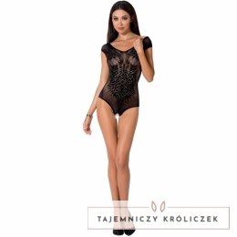 Passion BS064 bodystocking czarny, koronka, uniwersalny rozmiar Passion