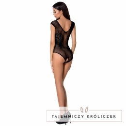 Passion BS064 bodystocking czarny, koronka, uniwersalny rozmiar Passion