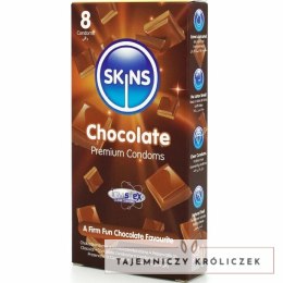 Skins Chocolate Premium - prezerwatywy z aromatem czekolady 8 szt. SKINS