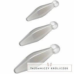 ToyJoy Finger Rimmer Zestaw 3 Rozmiarow Przeźroczysty - Anatomiczne Rozszerzacze TOYJOY