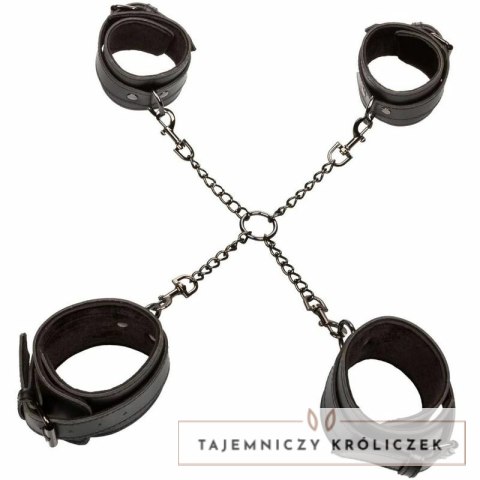 CalExotics Euphoria Hog Tie - zestaw do wiązania z wegańskiej skory CALEXOTICS