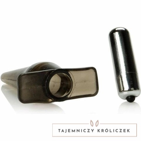 CalExotics Mini Vibro Tease Czarny - kompaktowy model wibrujący wodoodporny CALEXOTICS