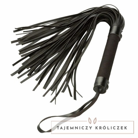 CalExotics Nocturnal Flogger czarny - wytrzymały model skorzany CALEXOTICS