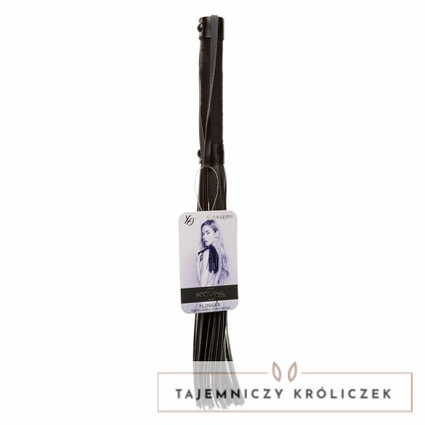 CalExotics Nocturnal Flogger czarny - wytrzymały model skorzany CALEXOTICS