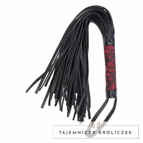 CalExotics Scandal Flogger czarny stylowy bat z uchwytem 37,5 cm CALEXOTICS