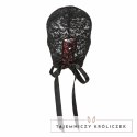 CalExotics Scandal Koronkowa Balaclava Czarna z Kokardą One Size CALEXOTICS