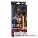 CalExotics Scandal Koronkowa Balaclava Czarna z Kokardą One Size CALEXOTICS