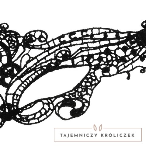 Coquette Chic Desire Maska Koronkowa Czarna - Elegancki Design COQUETTE