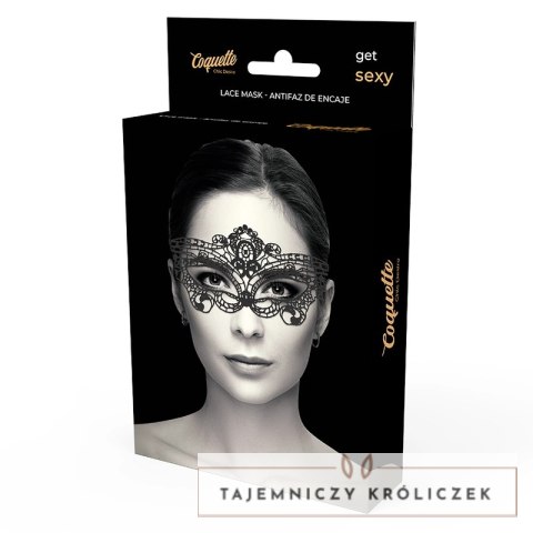 Coquette Chic Desire Maska Koronkowa Czarna - Elegancki Design COQUETTE