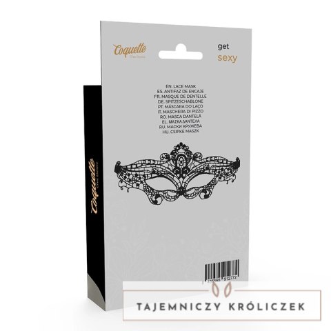 Coquette Chic Desire Maska Koronkowa Czarna - Elegancki Design COQUETTE