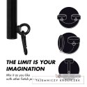 Fetish Submissive Regulowany Separator z 4 Elementami, 62 cm, Czarny FETISH SUBMISSIVE