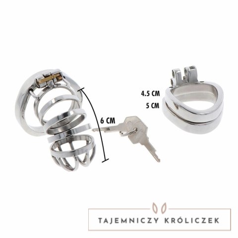 Hidden Desire Extreme Metal System Kontroli Intymnej 7,9 cm srebrny HIDDEN DESIRE