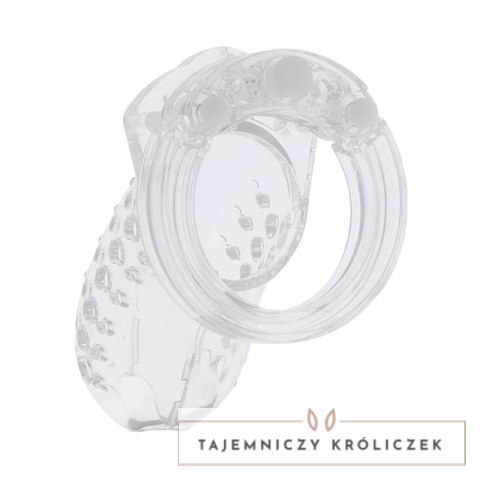 Hidden Desire Extreme klatka intymna regulowana akrylowa transparentna 7,6 cm HIDDEN DESIRE