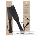 INTENSE Paddle Vegan - Wegańskie wiosło skorzane 32,5 cm czarne INTENSE