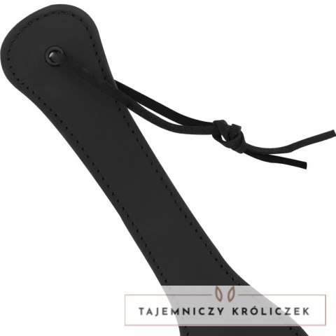 INTENSE Paddle Vegan - Wegańskie wiosło skorzane 32,5 cm czarne INTENSE