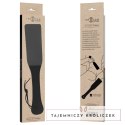 INTENSE Paddle Vegan - Wegańskie wiosło skorzane 32,5 cm czarne INTENSE