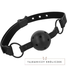 Intense Fetish Pasek z kulą vegan leather - regulowany, czarny INTENSE