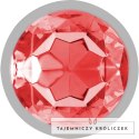 Intense Metalowy Korek z Czerwonym Kryształem Rozmiar M 8cm 3,3cm INTENSE