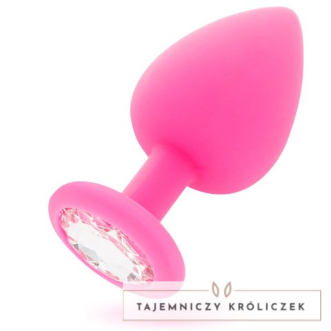 Intense Shelki L anatomiczna wtyczka silikonowa fuksja 9,2 cm INTENSE