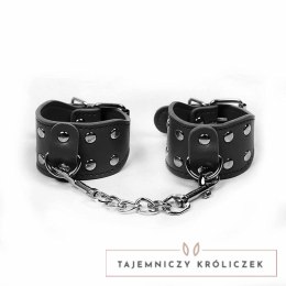 OHMAMA FETISH - Mini opaski na nadgarstki z metalowymi detalami, uniwersalne OHMAMA