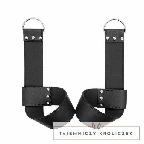 OHMAMA Fetish - Regulowane mankiety z podwieszeniem z PVC uniwersalne OHMAMA