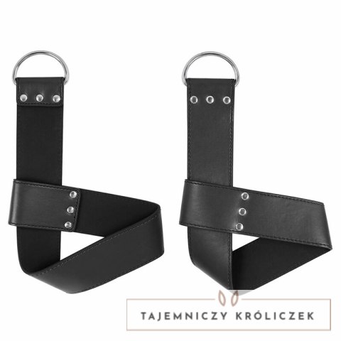 OHMAMA Fetish - Regulowane mankiety z podwieszeniem z PVC uniwersalne OHMAMA