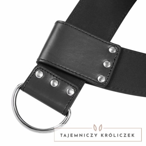 OHMAMA Fetish - Regulowane mankiety z podwieszeniem z PVC uniwersalne OHMAMA
