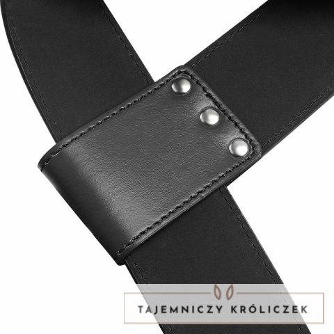 OHMAMA Fetish - Regulowane mankiety z podwieszeniem z PVC uniwersalne OHMAMA