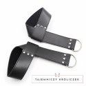 OHMAMA Fetish - Regulowane mankiety z podwieszeniem z PVC uniwersalne OHMAMA