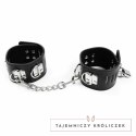 OHMAMA Fetish - Regulowane zabezpieczenia kostek PVC/metal 21-28 cm OHMAMA