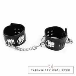 OHMAMA Fetish - Regulowane zabezpieczenia kostek PVC/metal 21-28 cm OHMAMA