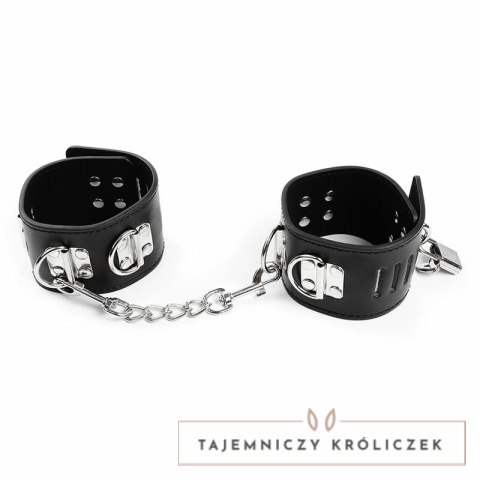 OHMAMA Fetish - Regulowane zabezpieczenia kostek PVC/metal 21-28 cm OHMAMA