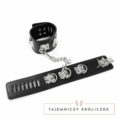 OHMAMA Fetish - Regulowane zabezpieczenia kostek PVC/metal 21-28 cm OHMAMA